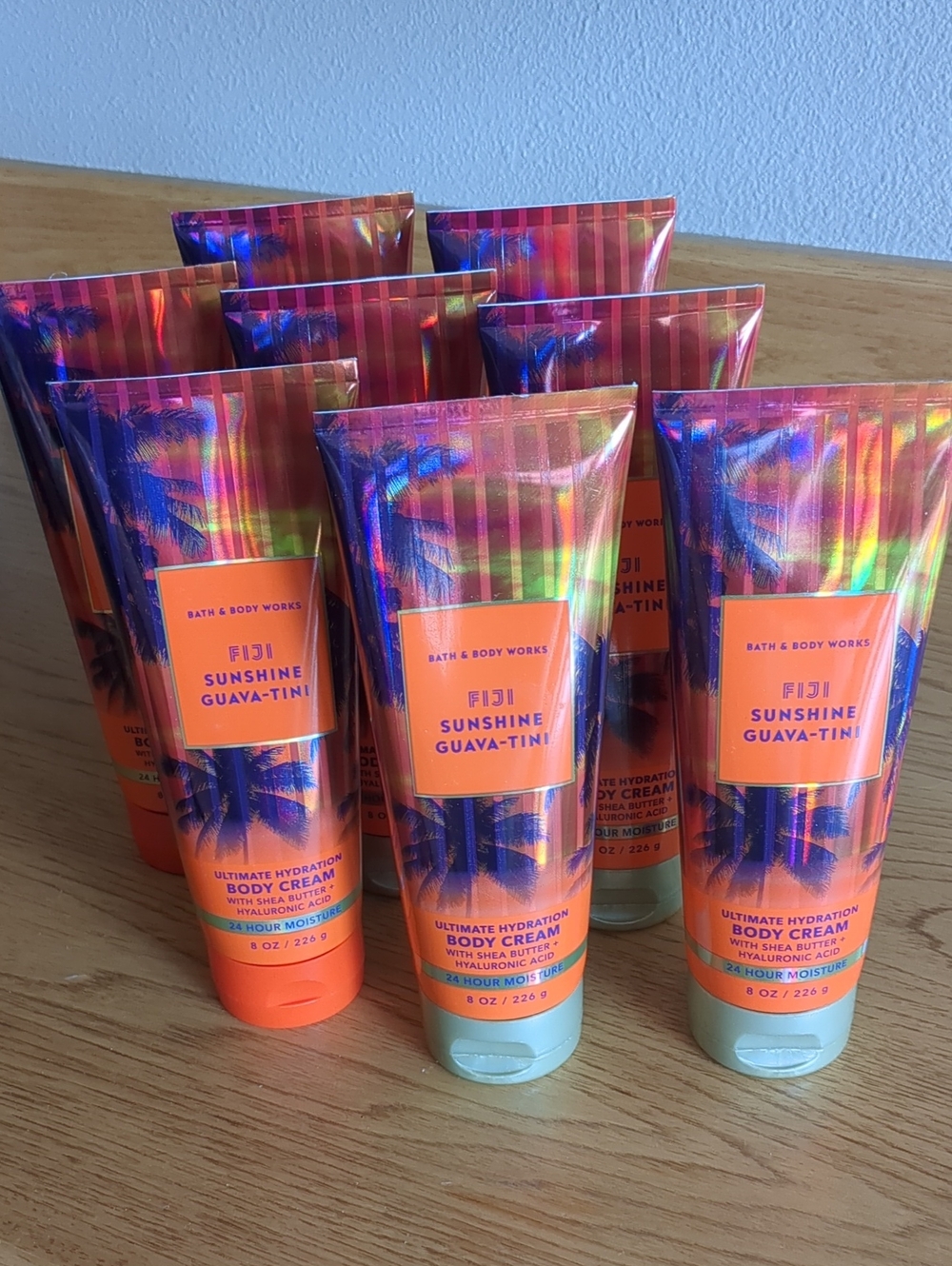Bath & Body Works Fiji Sunshine Guava-Tini Body Cream - Orange